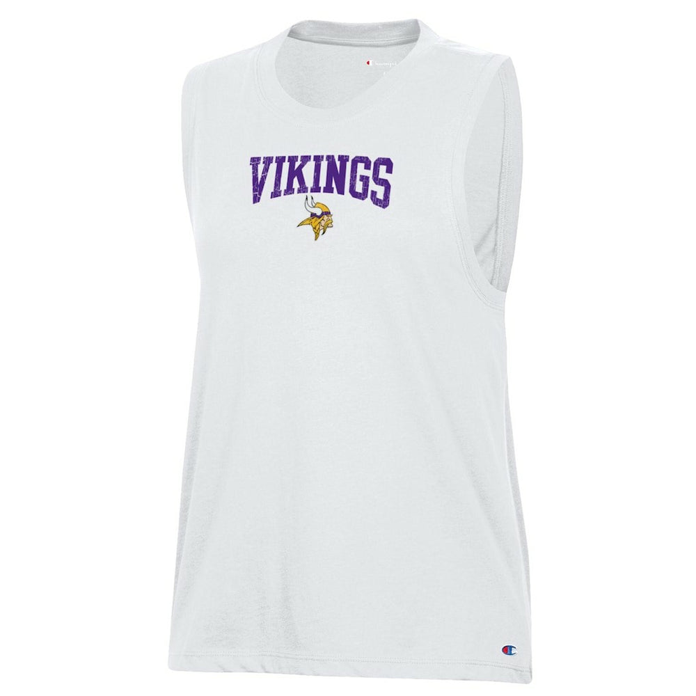Minnesota Vikings Champion Women's Muscle Tank Top White | NFL