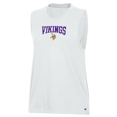 Minnesota Vikings Champion Women's Muscle Tank Top White | NFL