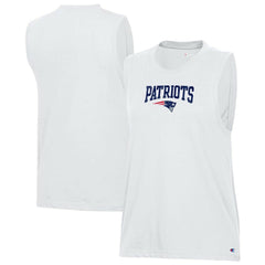 New England Patriots Champion Women's Muscle Tank Top White | NFL