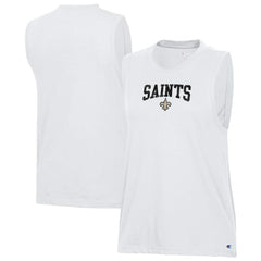 New Orleans Saints Champion Women's Muscle Tank Top White | NFL