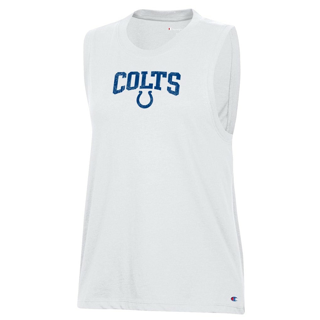 Indianapolis Colts Champion Women's Muscle Tank Top White | NFL