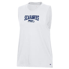 Seattle Seahawks Champion Women's Muscle Tank Top White | NFL