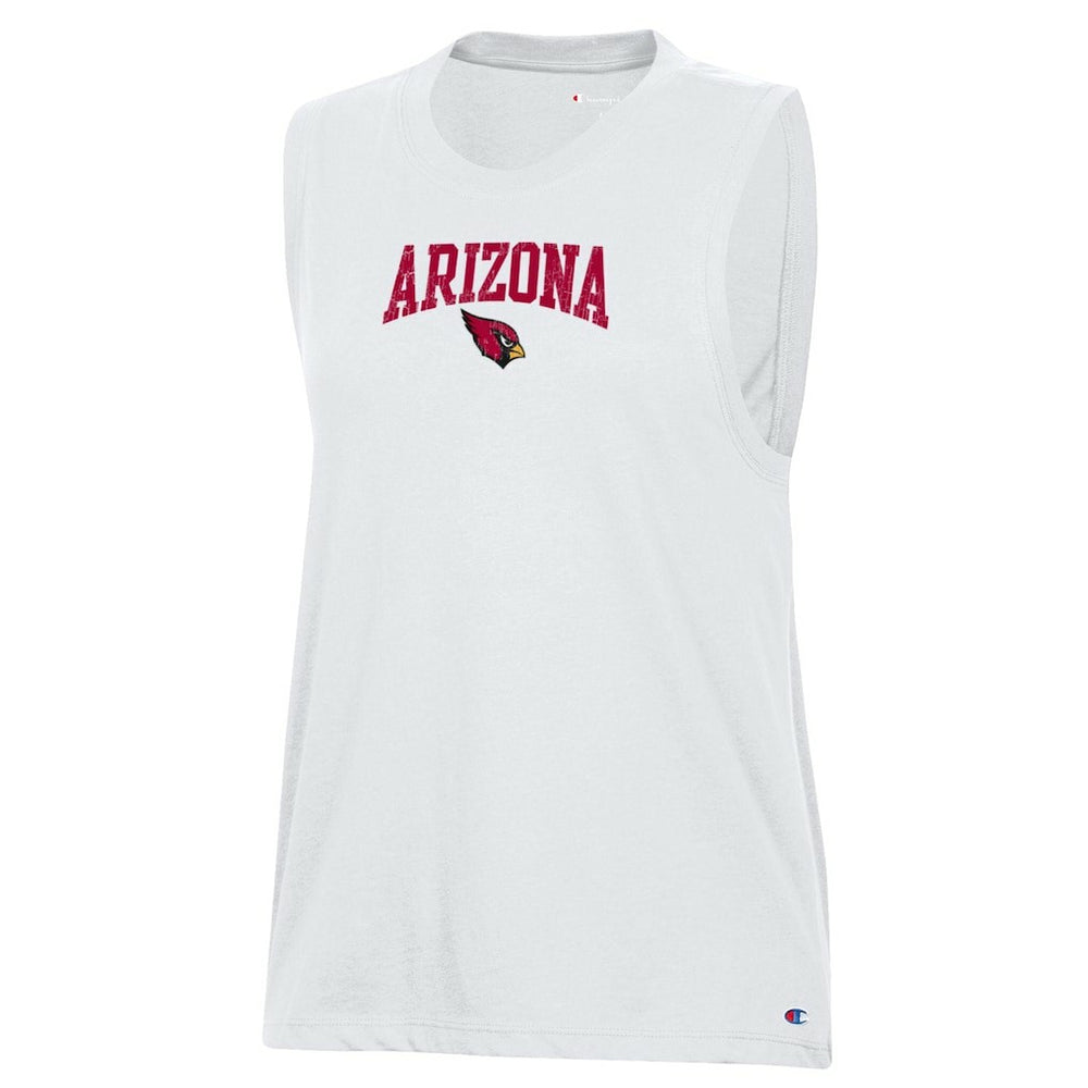 Arizona Cardinals Champion Women's Muscle Tank Top White | NFL