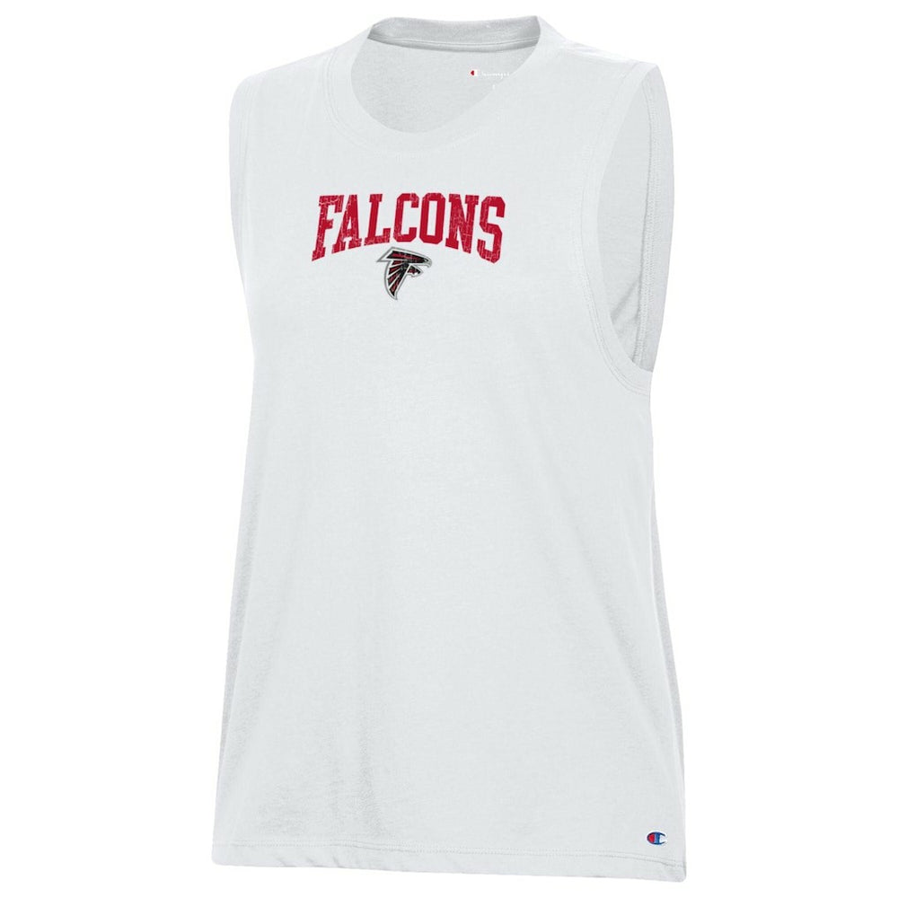 Atlanta Falcons Champion Women's Muscle Tank Top White | NFL