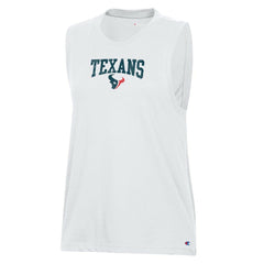 Houston Texans Champion Women's Muscle Tank Top White | NFL