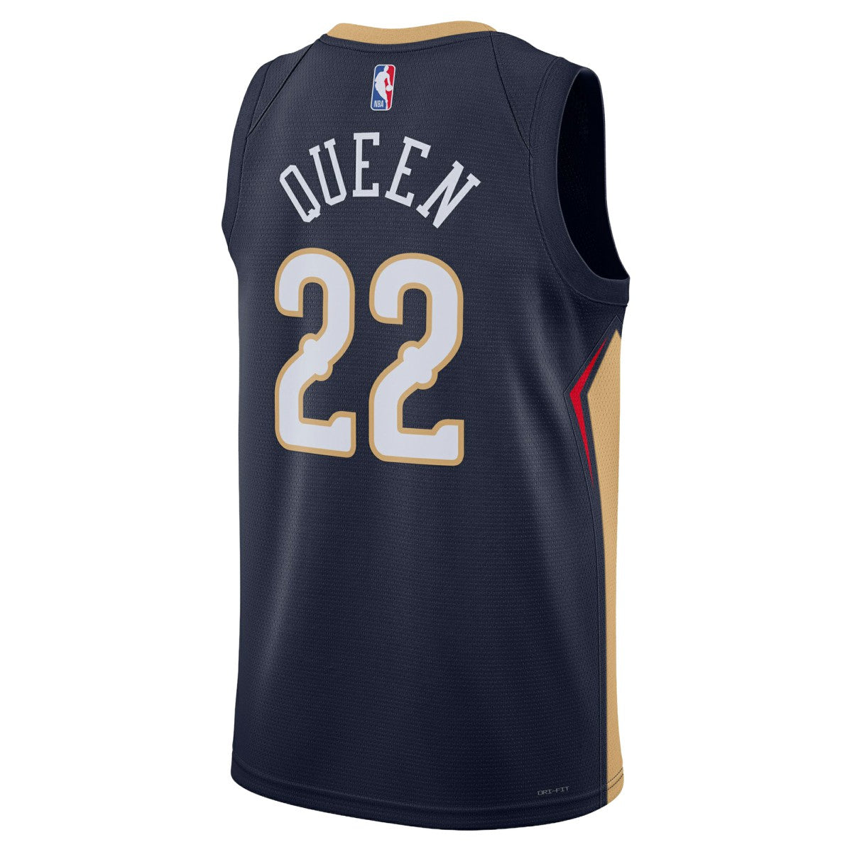 Derik Queen New Orleans Pelicans Unisex Swingman Jersey Icon Edition Navy - NBA