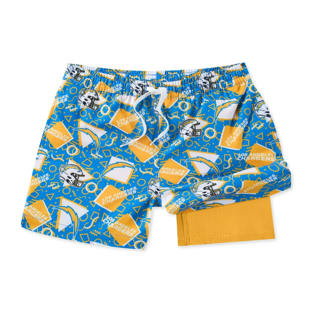 Los Angeles Chargers Chubbies Game Day Fit Classic Lined Swim Trunks Blue | NFL