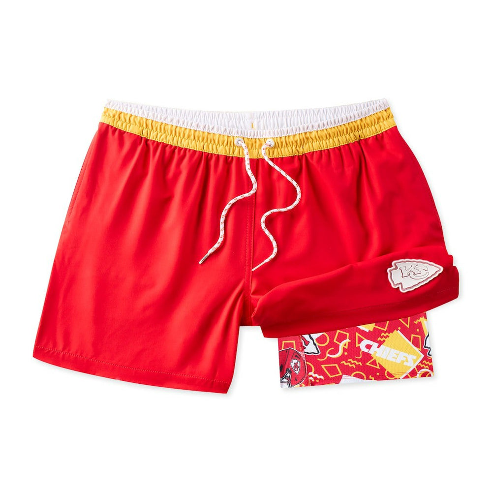 Kansas City Chiefs Chubbies The Secret Lined Swim Trunks Red | NFL