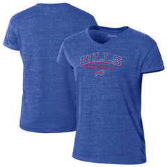 Buffalo Bills Champion Women's Triumph Tri-Blend V-Neck T-Shirt Royal | NFL