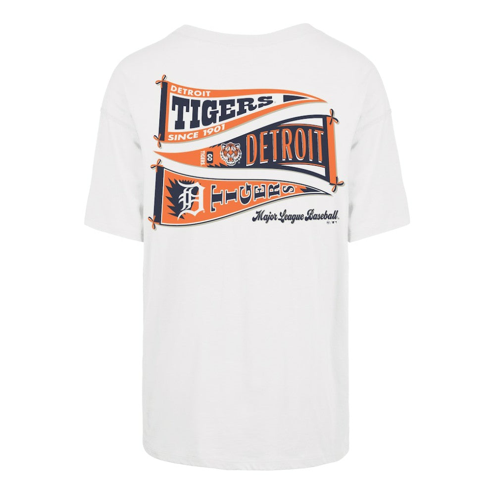 Detroit Tigers '47 Women's Bow & Banner Sadie T-Shirt - MLB
