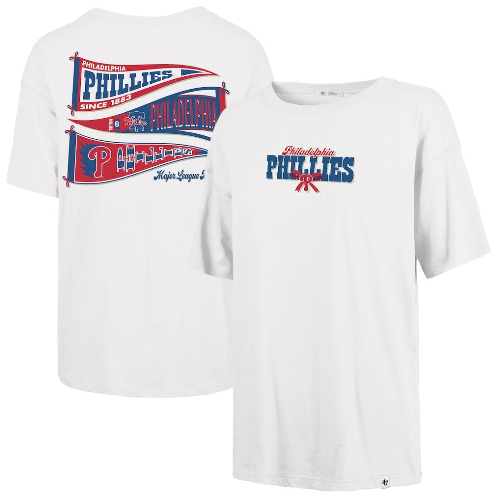 Philadelphia Phillies '47 Women's Bow & Banner Sadie T-Shirt - MLB