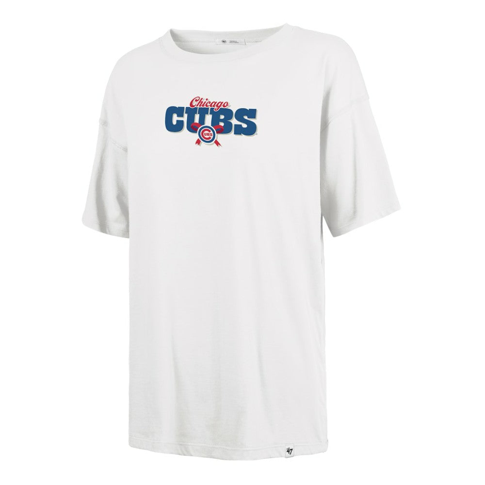 Chicago Cubs '47 Women's Bow & Banner Sadie T-Shirt - MLB