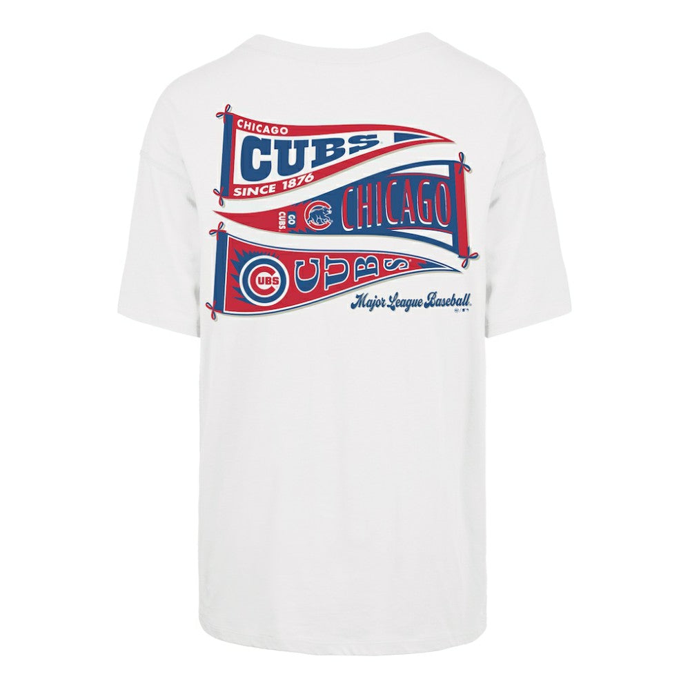 Chicago Cubs '47 Women's Bow & Banner Sadie T-Shirt - MLB