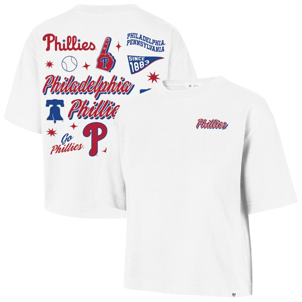Philadelphia Phillies '47 Women's Collage Script Reed City T-Shirt - MLB
