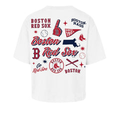 Boston Red Sox '47 Women's Collage Script Reed City T-Shirt - MLB