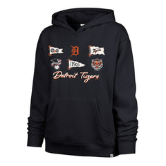Detroit Tigers '47 Women's Bow & Banners Naomi Hoodie - MLB