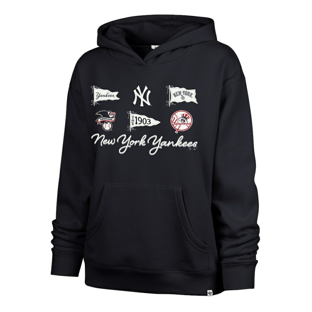 New York Yankees '47 Women's Bow & Banners Naomi Hoodie - MLB