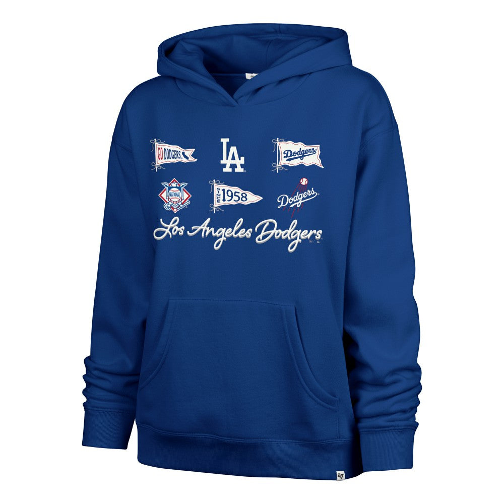 Los Angeles Dodgers '47 Women's Bow & Banners Naomi Hoodie - MLB