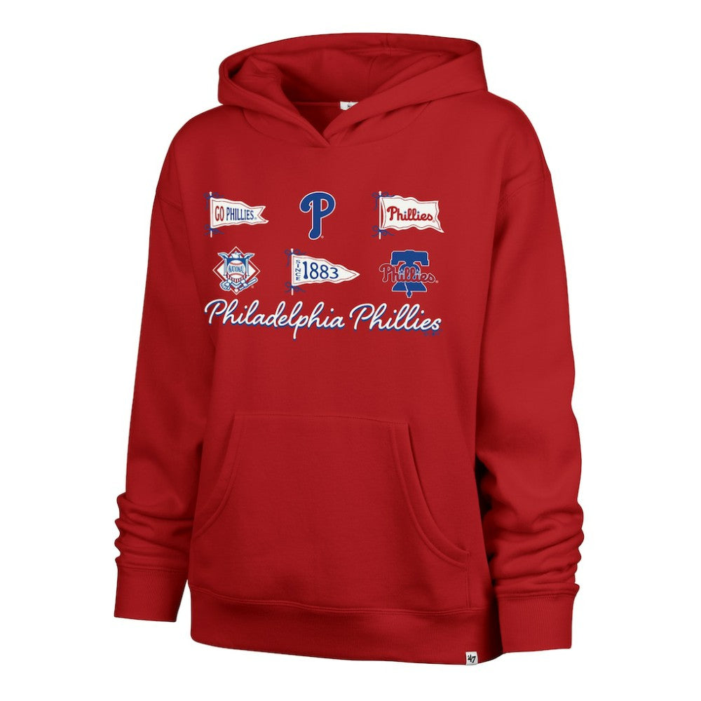 Philadelphia Phillies '47 Women's Bow & Banners Naomi Hoodie - MLB