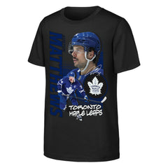 Auston Matthews Toronto Maple Leafs Outerstuff Youth Playmaker T-Shirt - Black - NHL