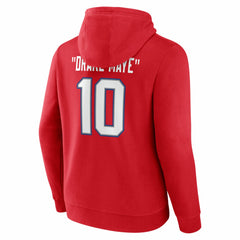 Drake Maye New England Patriots Nickname Hoodie Red | NFL