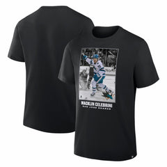 Macklin Celebrini San Jose Sharks NHL Moments Legacy T-Shirt - Black - NHL