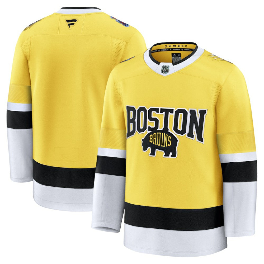 Boston Bruins Fanatics 2026 NHL Stadium Series Premium Jersey - Gold - NHL