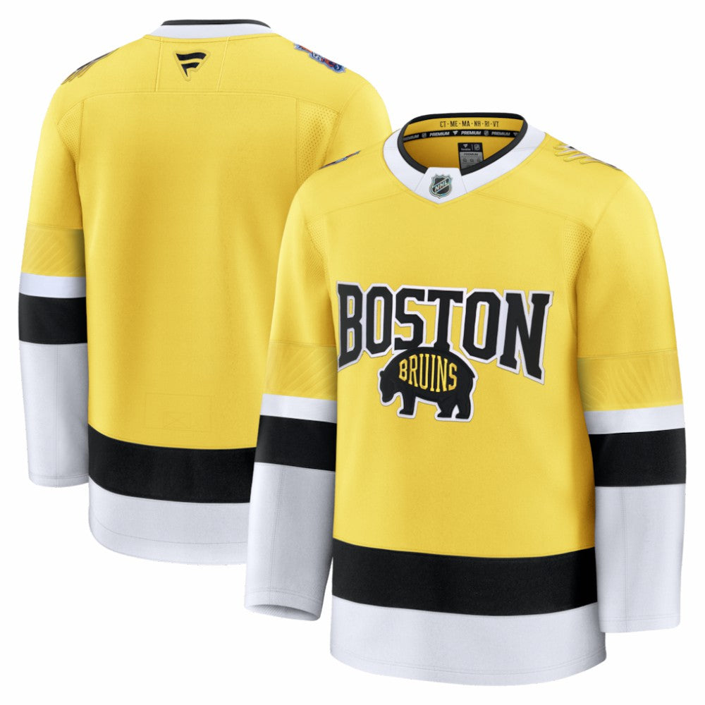 Boston Bruins Fanatics 2026 NHL Stadium Series Premium Custom Jersey - Gold - NHL
