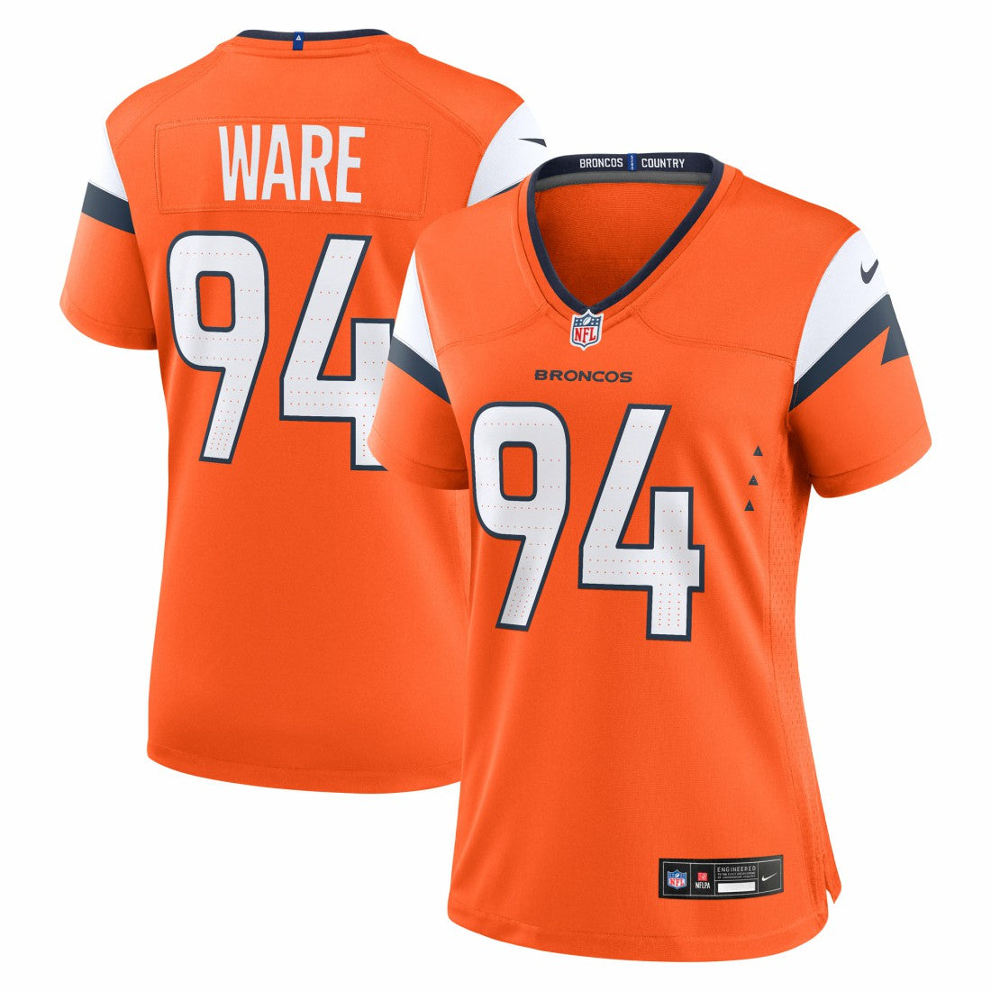 DeMarcus Ware Denver Broncos Women's Team Retired Game Jersey Orange | Nike for Sale
