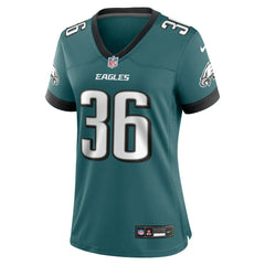 Brian Westbrook Philadelphia Eagles Women's Team Retired Game Jersey Midnight Green | Nike for Sale