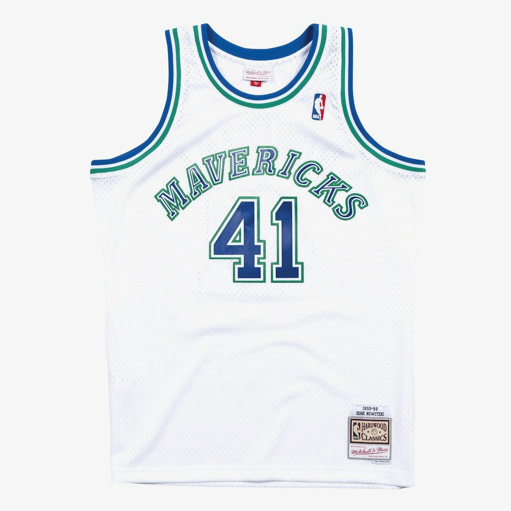Dirk Nowitzki Dallas Mavericks 1998-99 Hardwood Classics Swingman Jersey White - NBA