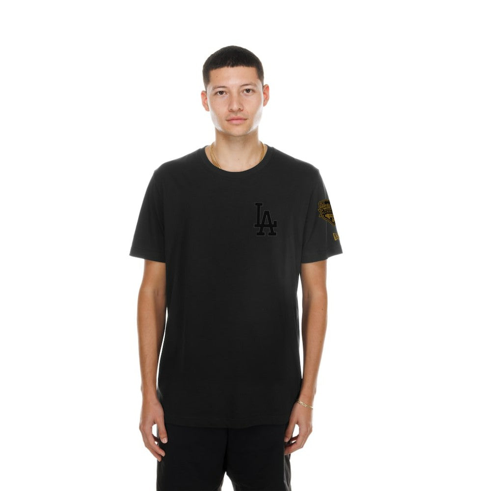 Los Angeles Dodgers New Era 2026 Gold Collection Logo & Patch T-Shirt - MLB