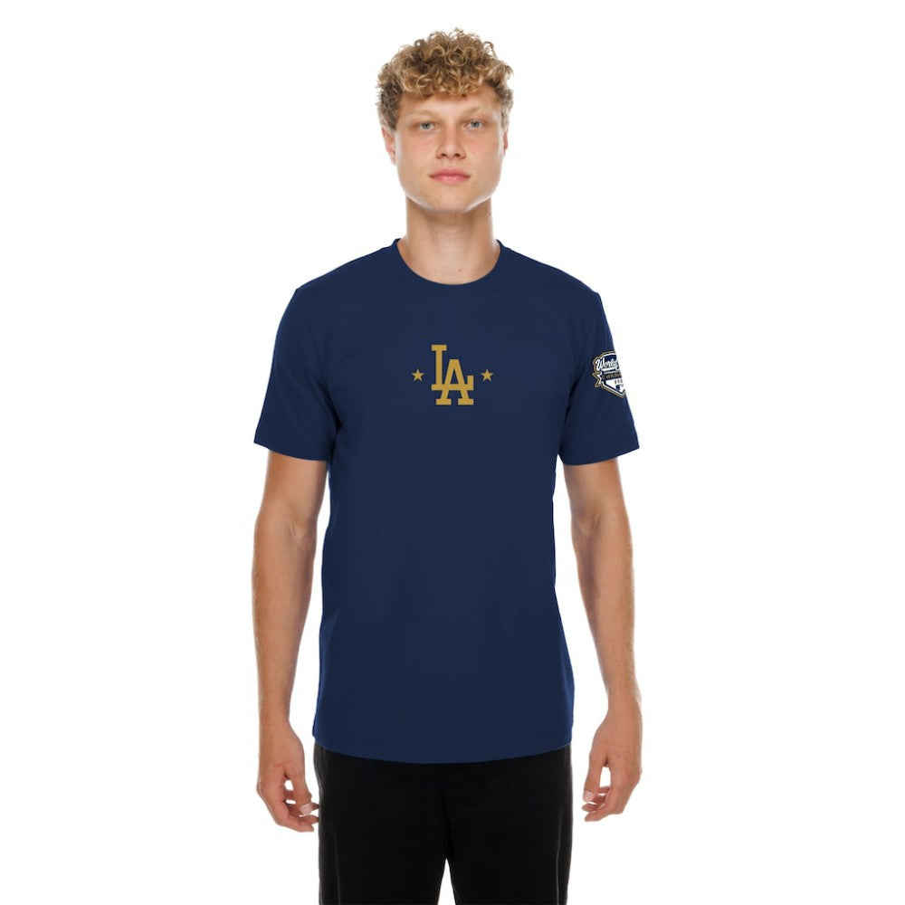 Los Angeles Dodgers New Era 2026 Gold Collection Logo & Patch T-Shirt - MLB