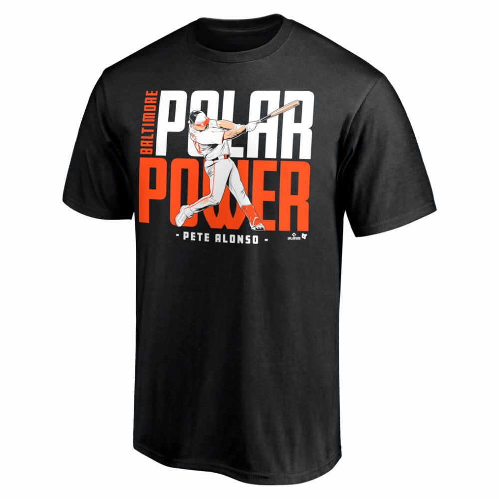 Pete Alonso Baltimore Orioles BreakingT Unisex Polar Power T-Shirt - MLB