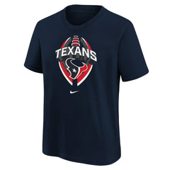 Houston Texans Youth Icon Legend T-Shirt Navy | Nike for Sale