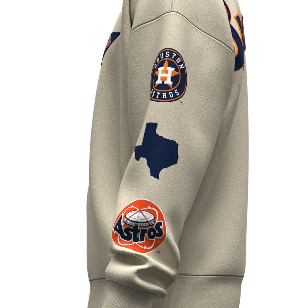 Houston Astros Fanatics Unisex Spirit Jersey Fleece Crewneck Pennant Sweatshirt - MLB