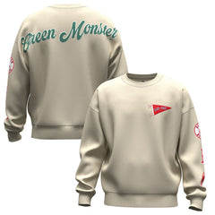 Boston Red Sox Fanatics Unisex Spirit Jersey Fleece Crewneck Pennant Sweatshirt - MLB