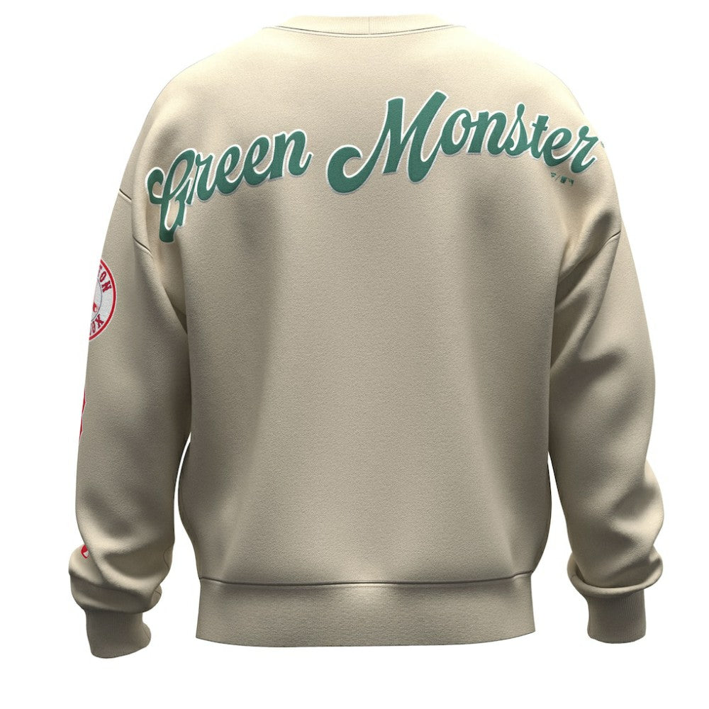 Boston Red Sox Fanatics Unisex Spirit Jersey Fleece Crewneck Pennant Sweatshirt - MLB