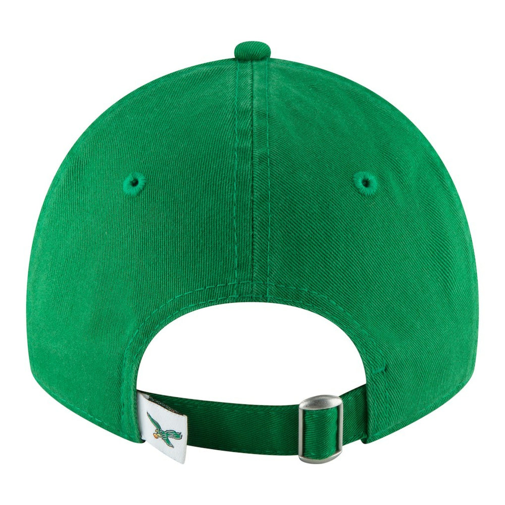 Philadelphia Eagles New Era Women's Throwback 9TWENTY Adjustable Hat Kelly Green | NFL