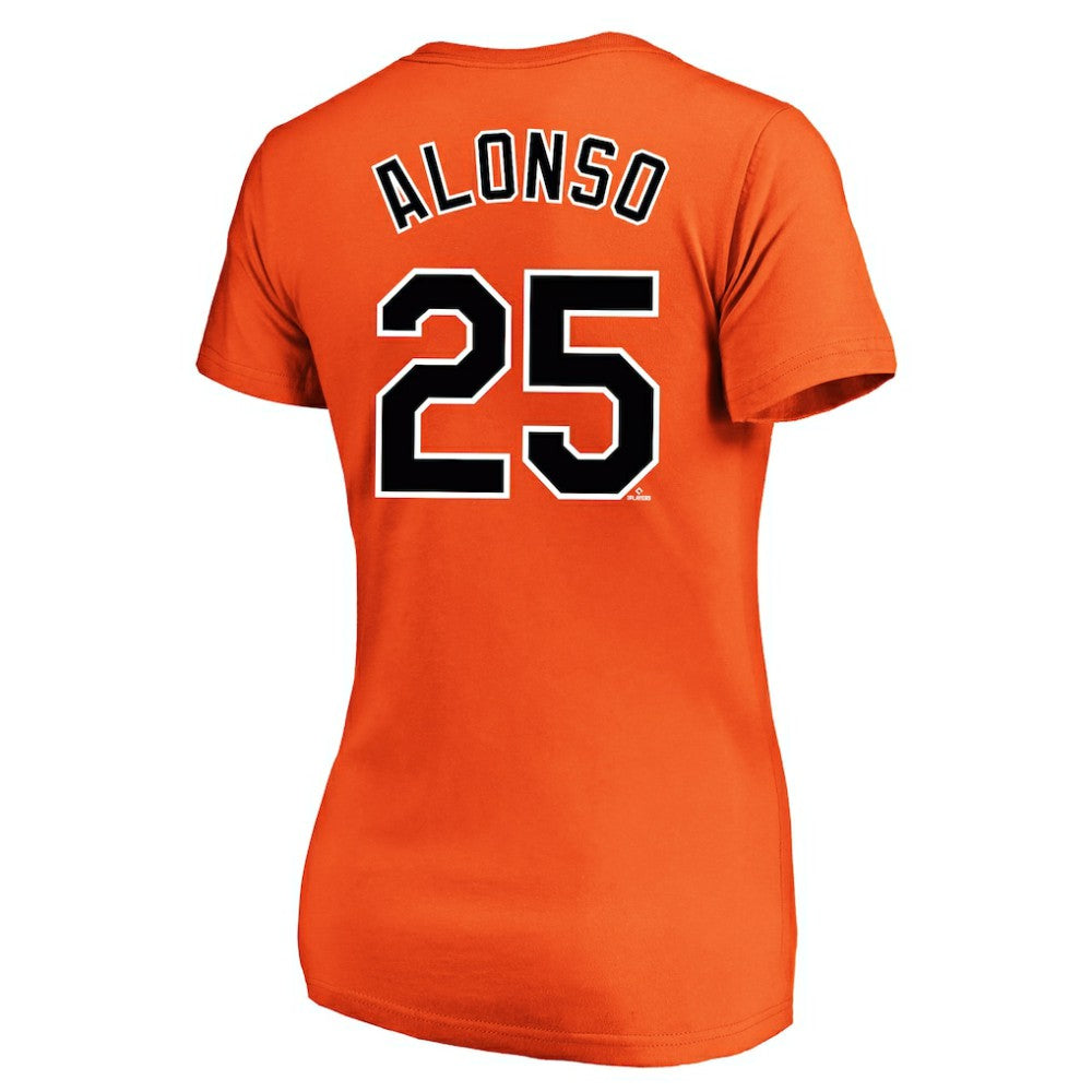 Pete Alonso Baltimore Orioles Profile Women's Plus Size Name & Number V-Neck T-Shirt - MLB