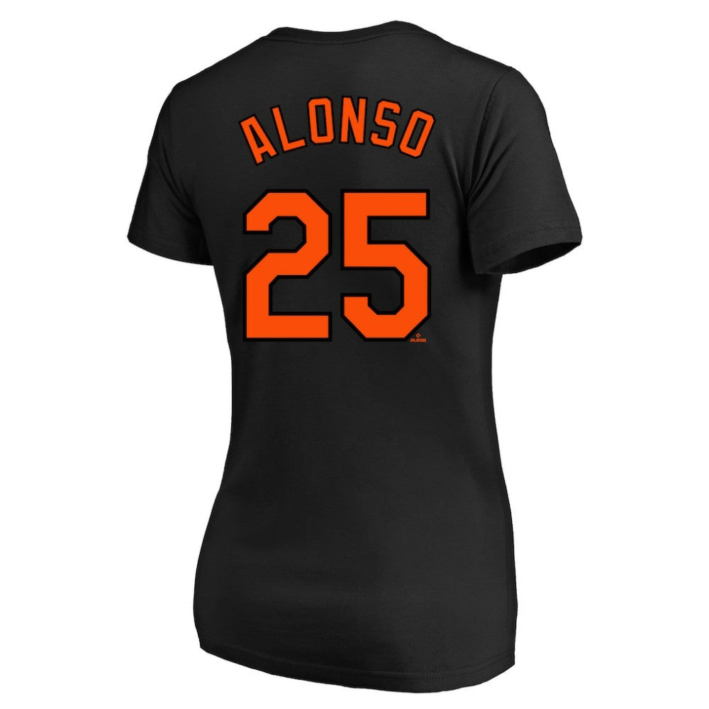 Pete Alonso Baltimore Orioles Profile Women's Plus Size Name & Number V-Neck T-Shirt - MLB