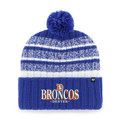 Denver Broncos '47 Tavern Cuffed Knit Hat with Pom Royal | 47 brand