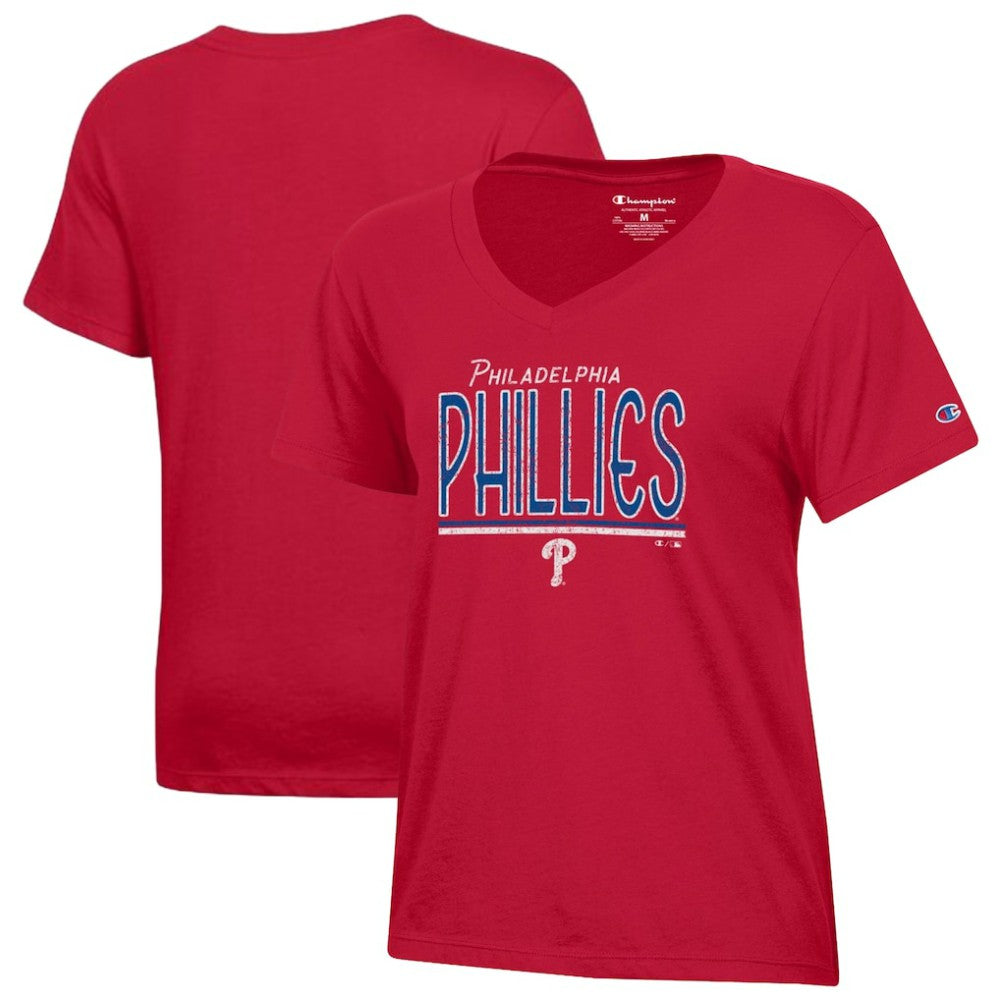 Philadelphia Phillies Champion Women's Core V-Neck T-Shirt - MLB