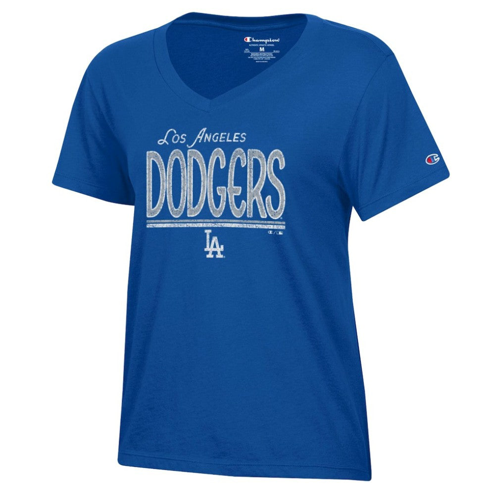 Los Angeles Dodgers Champion Women's Core V-Neck T-Shirt - MLB