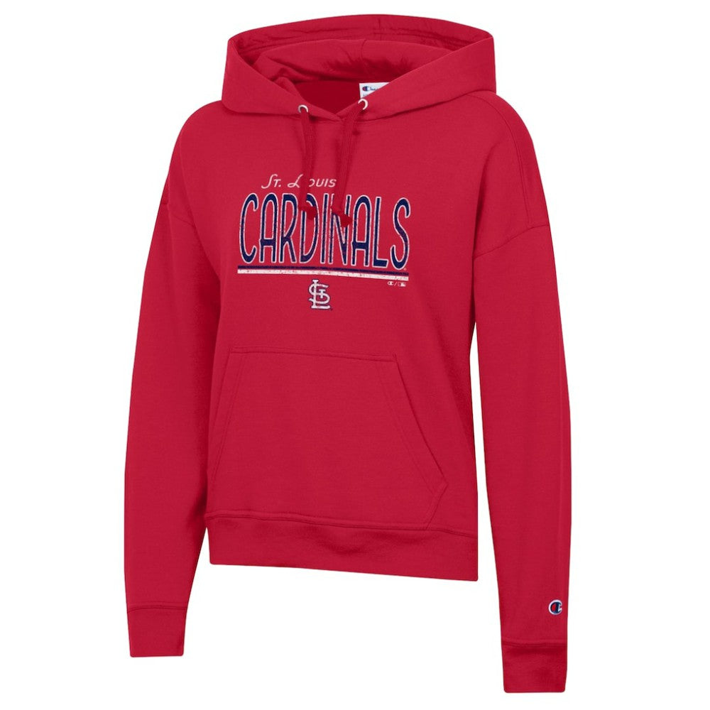 St. Louis Cardinals Champion Women's Vintage Powerblend Hoodie - MLB