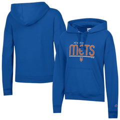 New York Mets Champion Women's Vintage Powerblend Hoodie - MLB