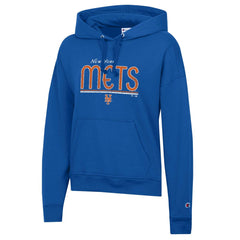 New York Mets Champion Women's Vintage Powerblend Hoodie - MLB