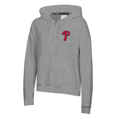 Philadelphia Phillies Champion Women's Powerblend Fleece Full-Zip Hoodie - MLB