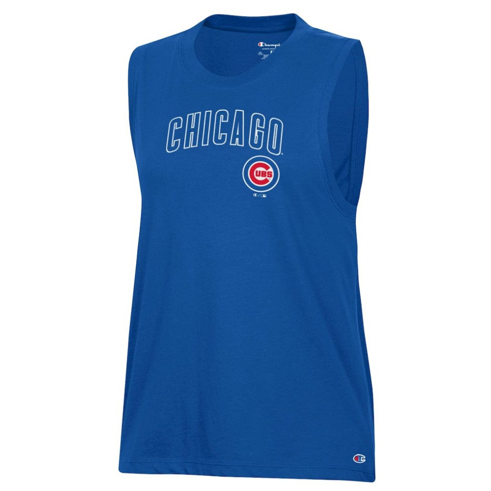 Chicago Cubs Champion Women's Muscle Tank Top - MLB