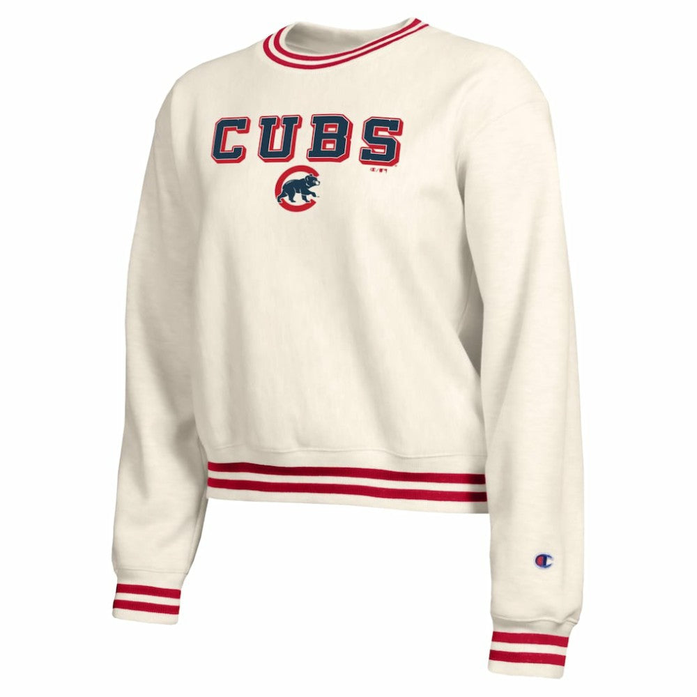 Chicago Cubs Champion Women's Reverse Weave Sweatshirt - MLB